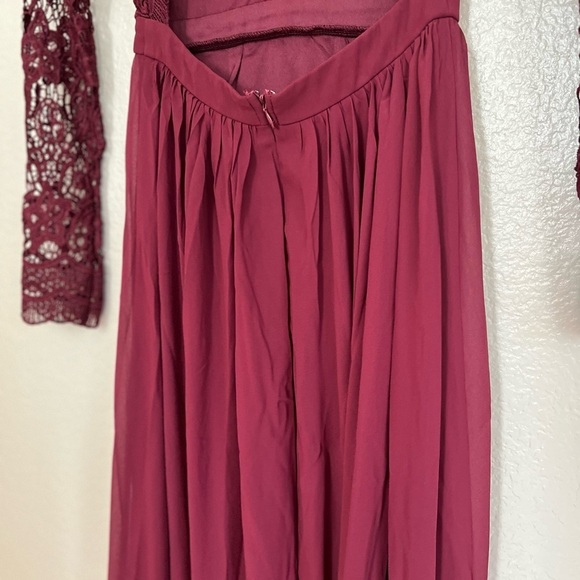 NWOT Awaken My Love Burgundy Long Sleeve Lace Maxi Dress - mordernwear.com NWOT Awaken My Love Burgundy Long Sleeve Lace Maxi Dress - mordernwear.com